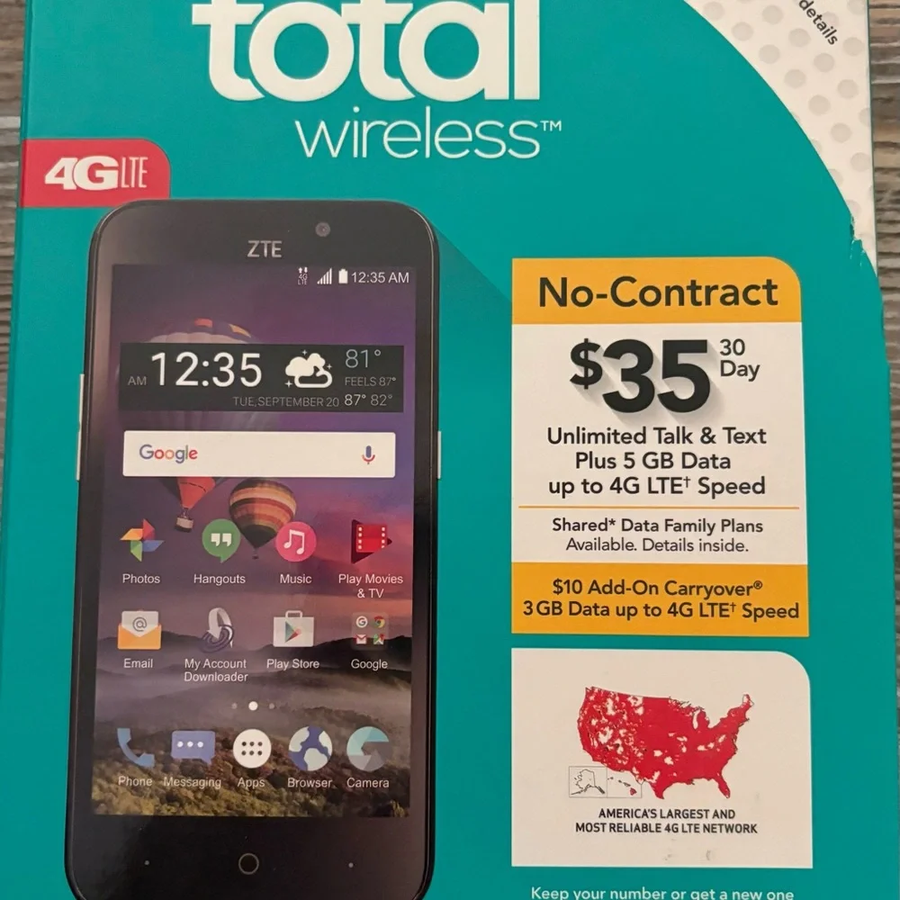 Smartphone - Black - Total Wireless